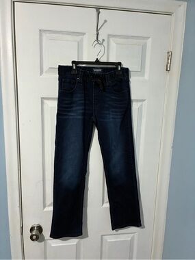 Signature by Levi Strauss Boys Dark Indigo Pull-On Jeans with Drawstring
